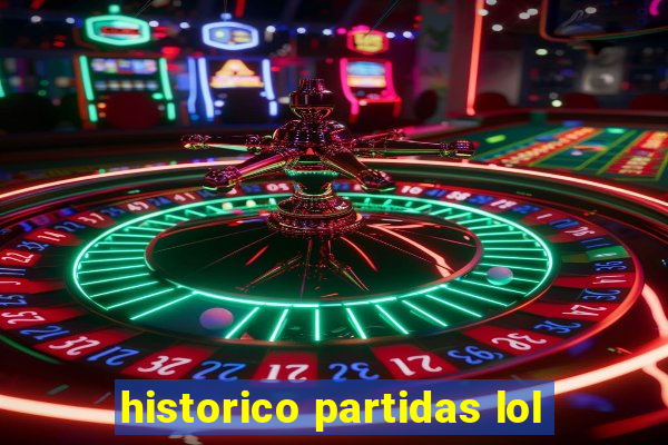 historico partidas lol